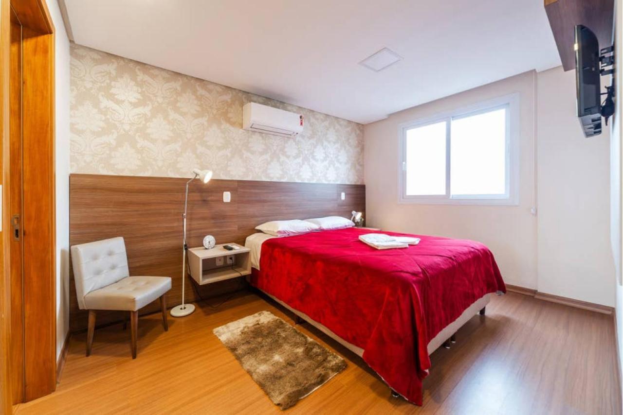 Lindo Apto De 2 Quartos Em Gramado - Ed Paradiso Exterior foto