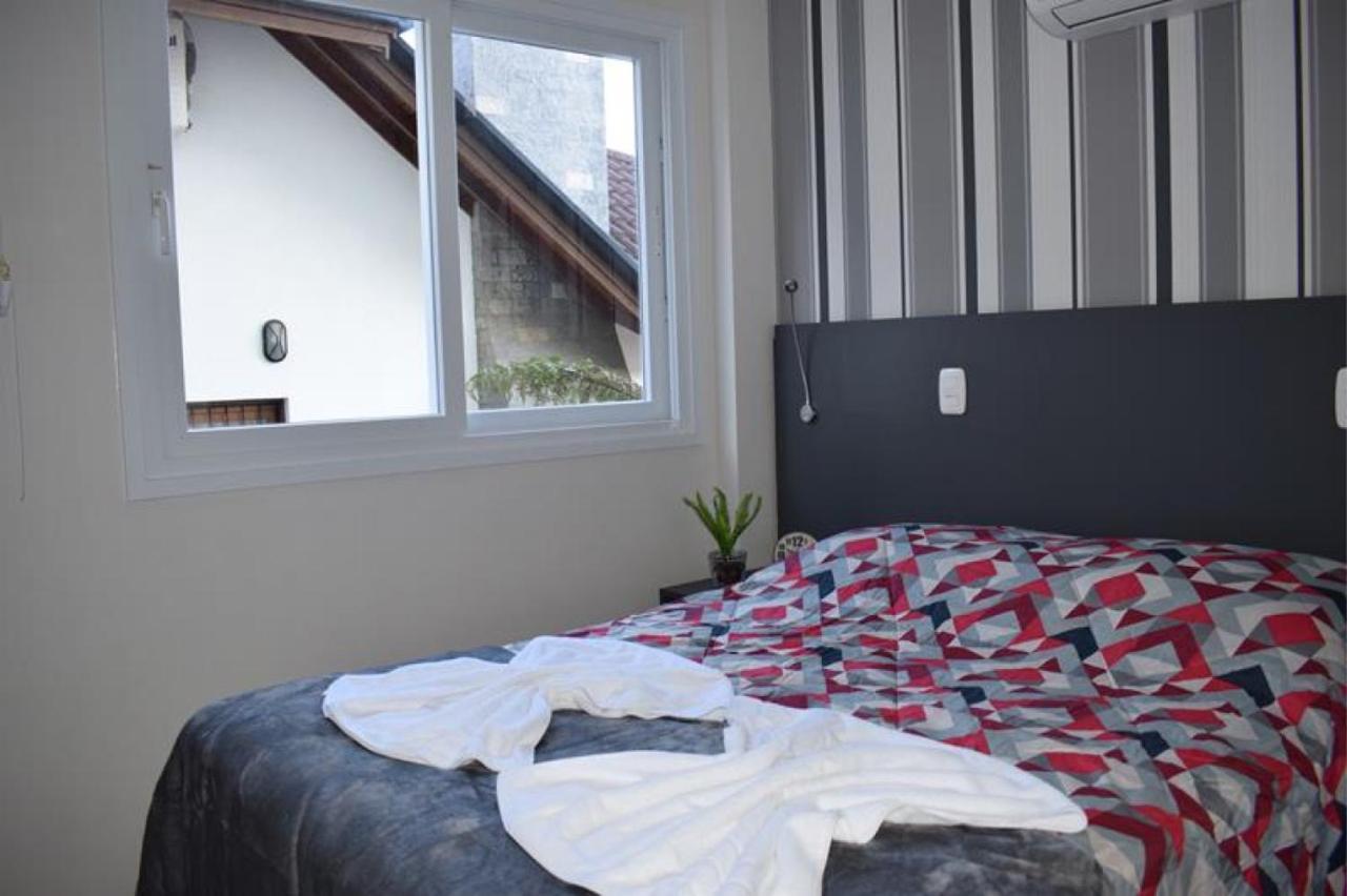 Lindo Apto De 2 Quartos Em Gramado - Ed Paradiso Exterior foto